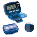 Multi Function Step Counter Pedometer w/ Hinged Cover (Overseas)